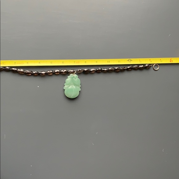 Faceted stone and pendant Necklace - Picture 4 of 4